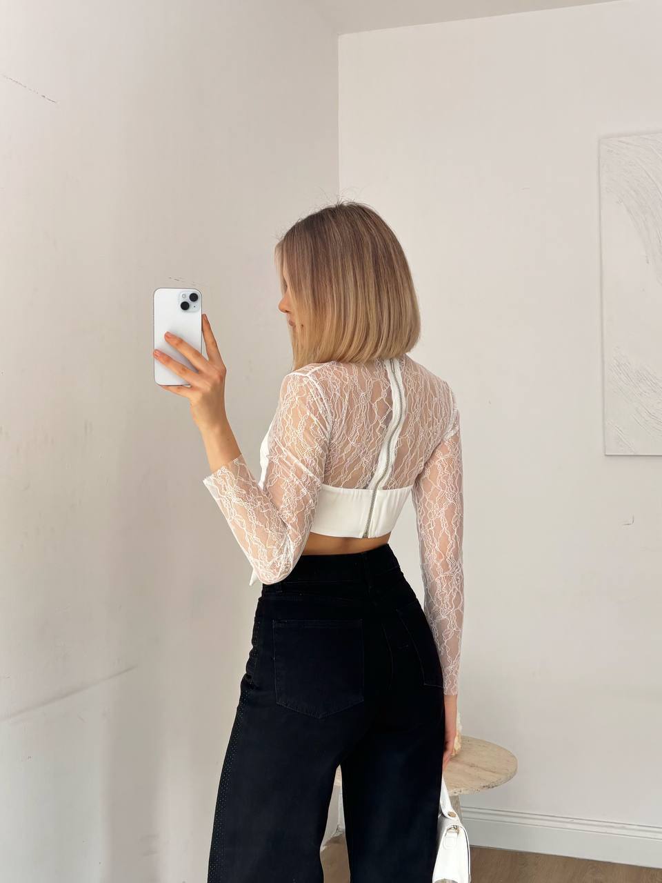 ALENA BLUZ - BEYAZ