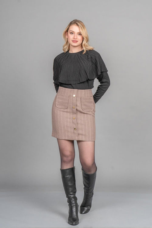 ADRIANA MİNİ ETEK - VIZON