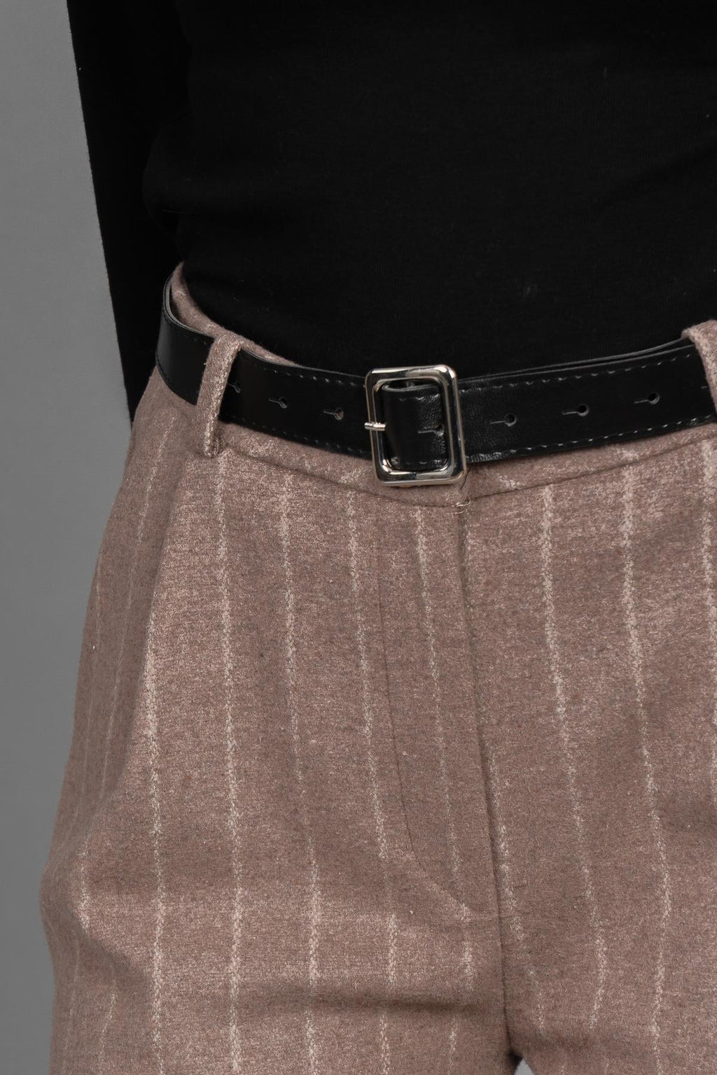 BETHANY DÜZ PAÇA PANTOLON - VIZON