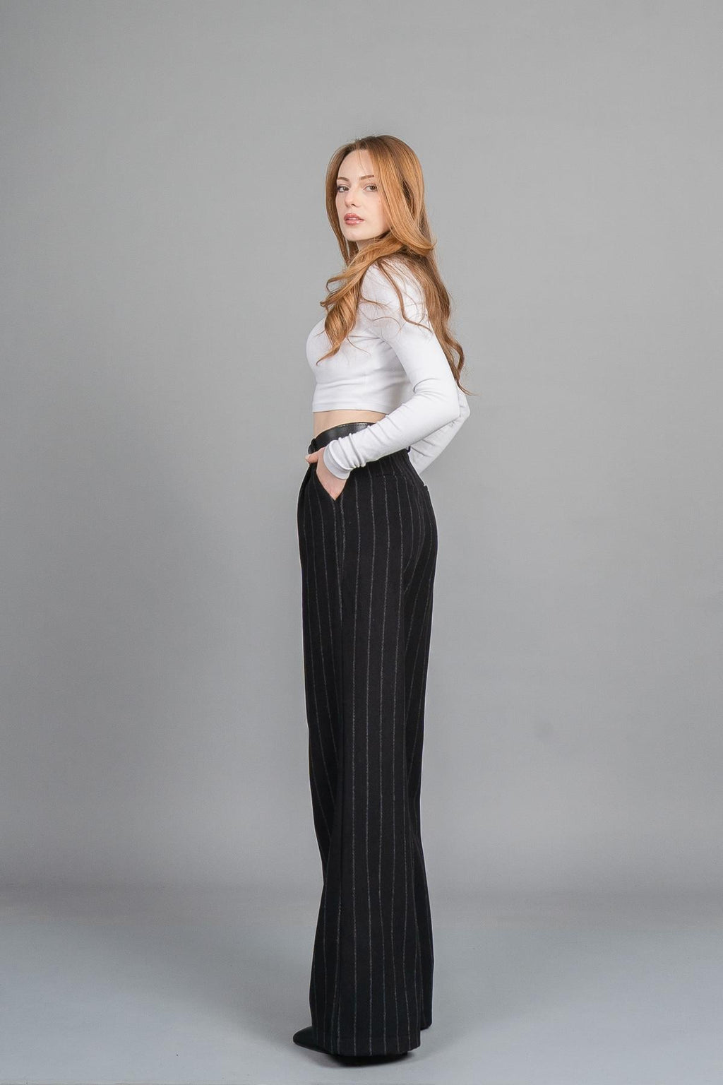 BETHANY DÜZ PAÇA PANTOLON - SIYAH