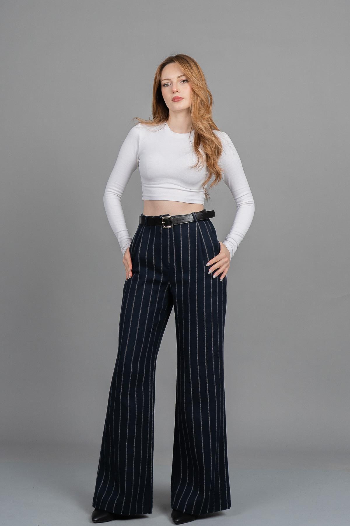 BETHANY DÜZ PAÇA PANTOLON - LACI