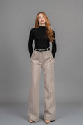 BETHANY DÜZ PAÇA PANTOLON - BEJ