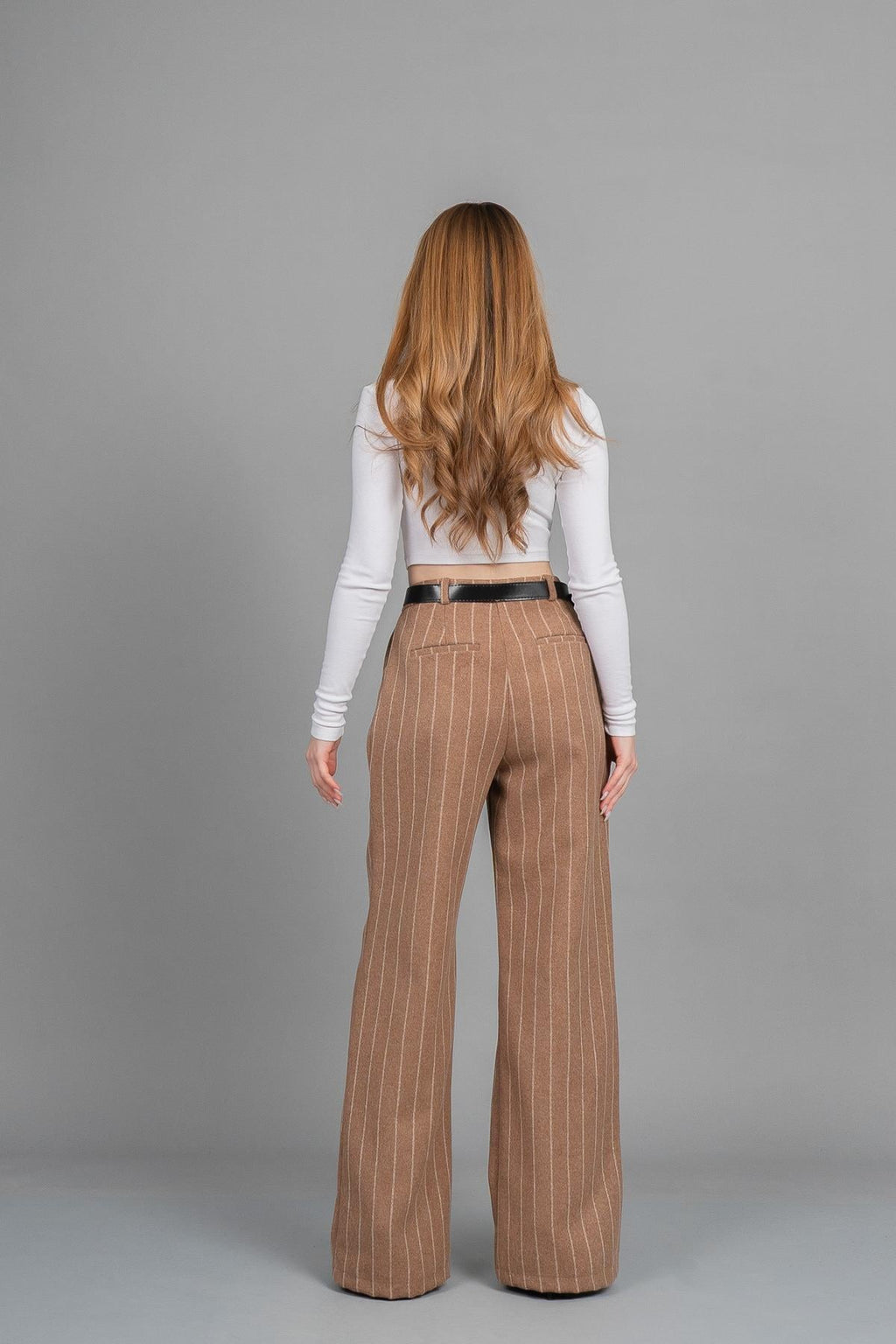 BETHANY DÜZ PAÇA PANTOLON - TABA