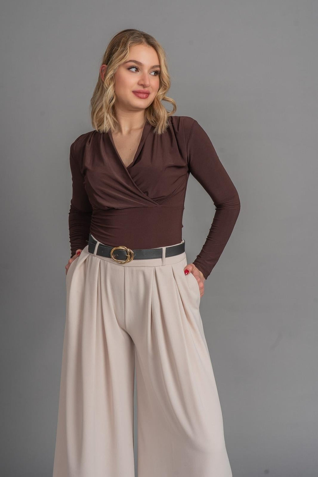 CHERIS PANTOLON - TAŞ