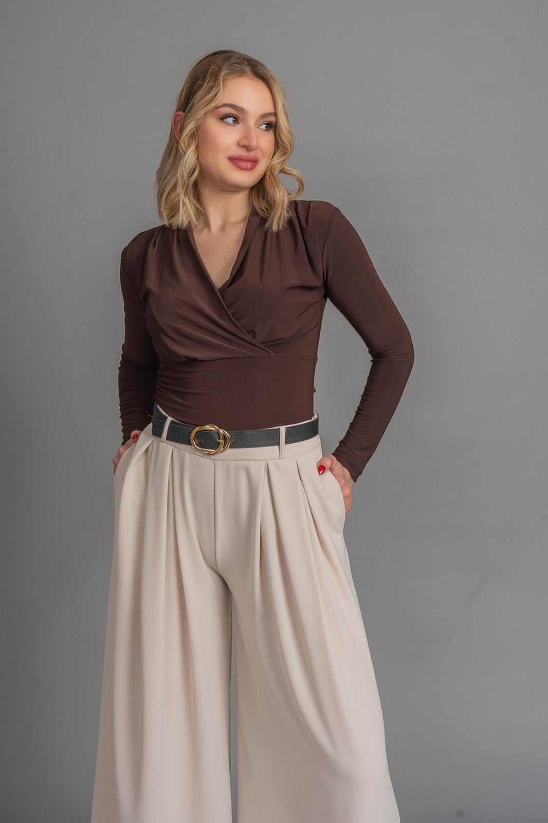 CHERIS PANTOLON - TAŞ