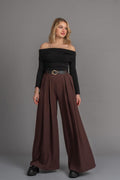 CHERIS PANTOLON - KAHVE
