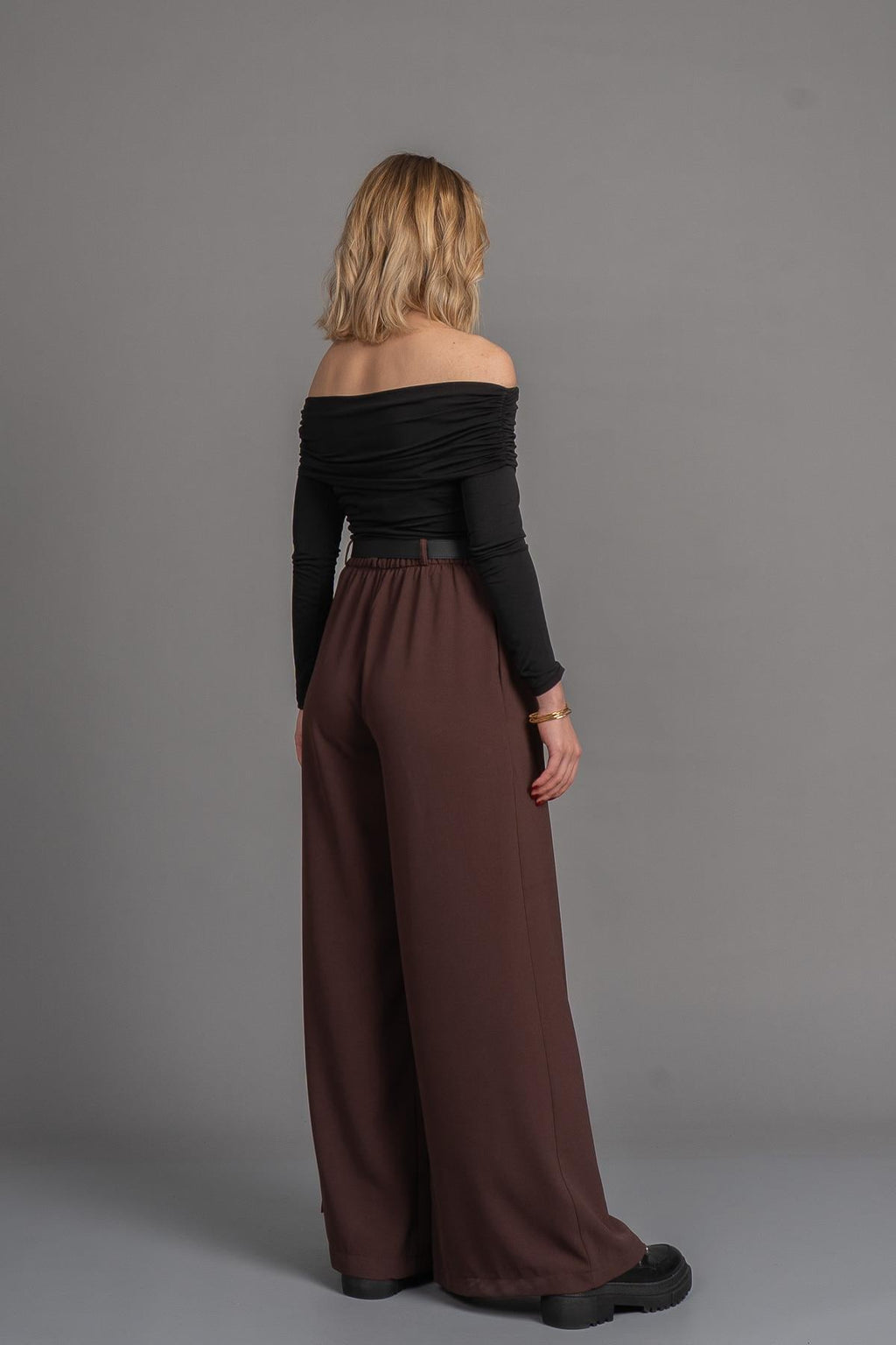 CHERIS PANTOLON - KAHVE