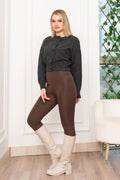 CLAIRE YÜN DÜĞMELİ HIRKA - ANTRASİT