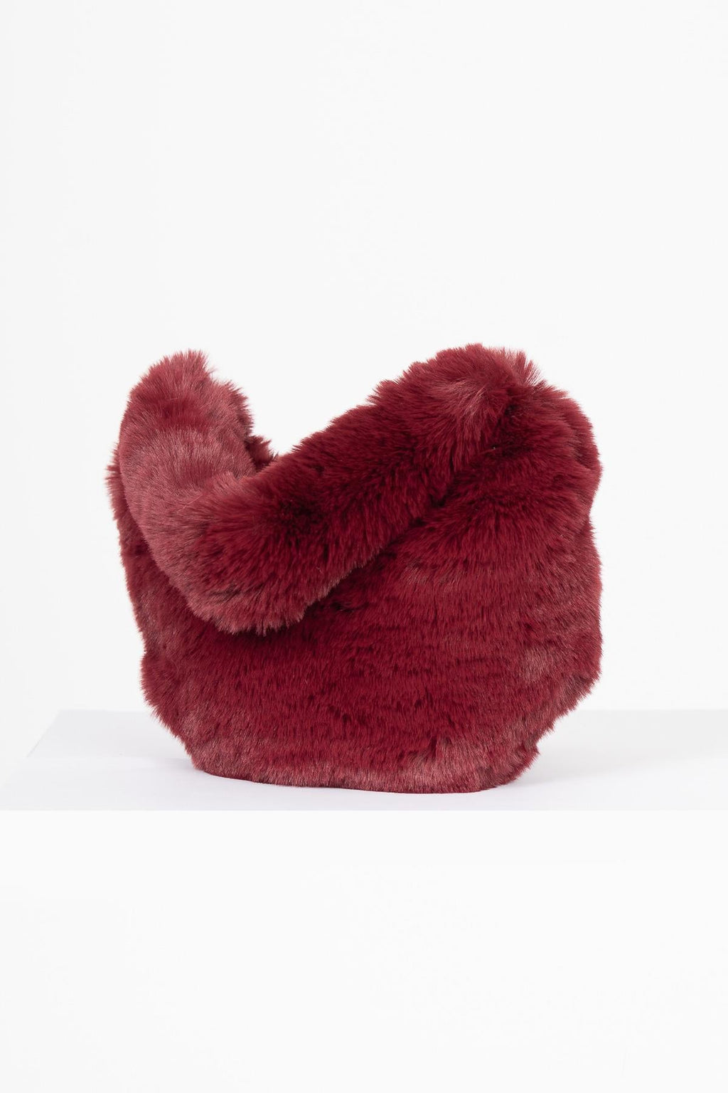 CLEO PELUŞ ÇANTA - BORDO