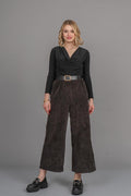 DAWN KADİFE PANTOLON - SIYAH