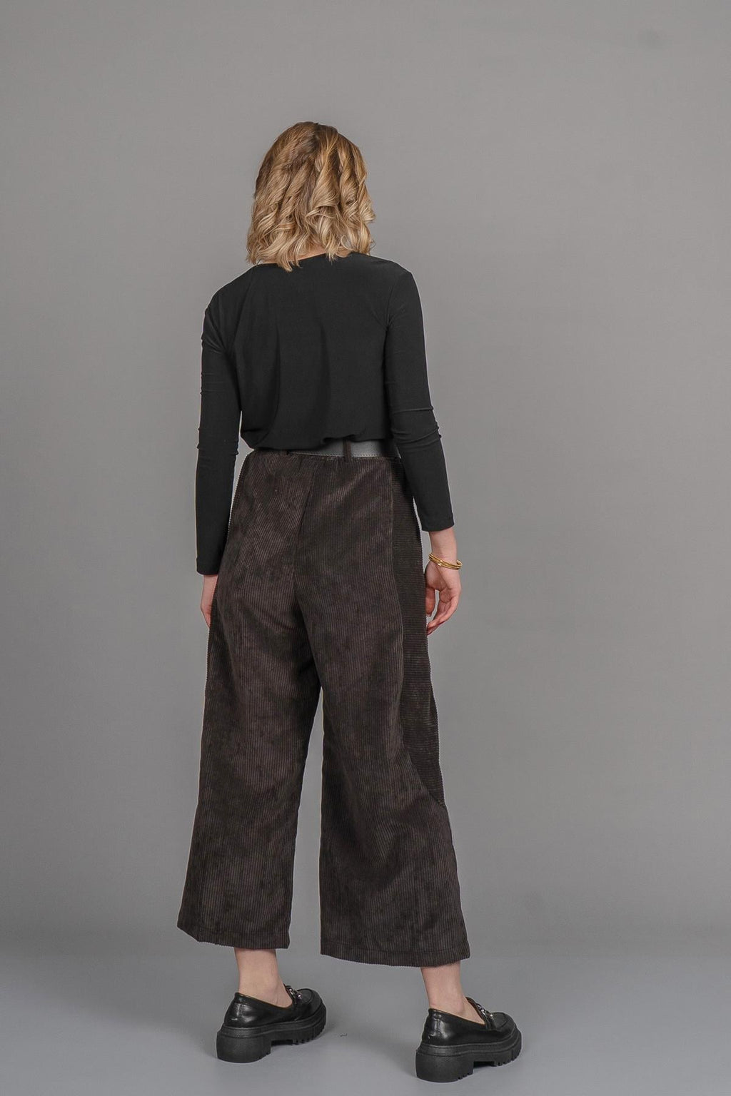 DAWN KADİFE PANTOLON - SIYAH