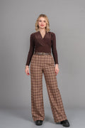 DIANE PÖTİKARE PANTOLON - EKOSE - KARELİ