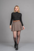 FREYA MİNİ ETEK - EKOSE - KARELİ