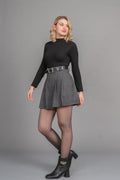 FREYA MİNİ ETEK - EKOSE - KARELİ