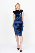 KELLY KADİFE ELBİSE - LACI