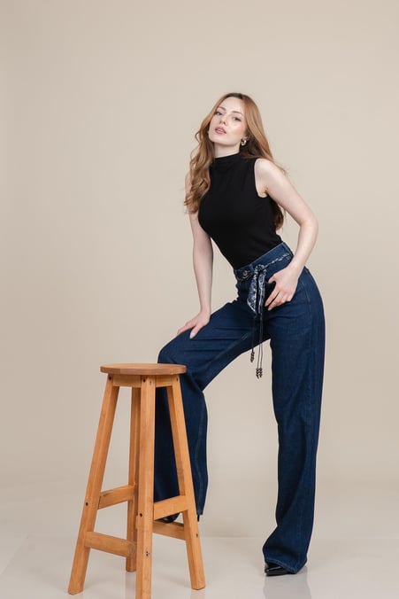 WINSTON PALAZZO KOT PANTOLON