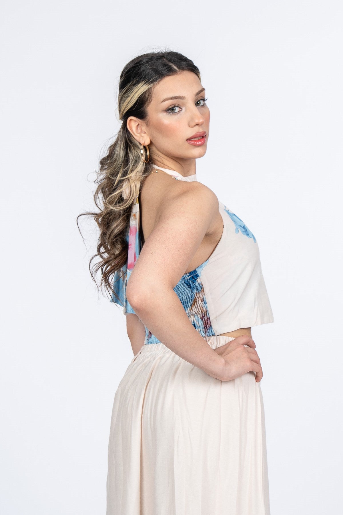 MARIANNA BLUZ ETEK İKİLİ TAKIM - MAVİ