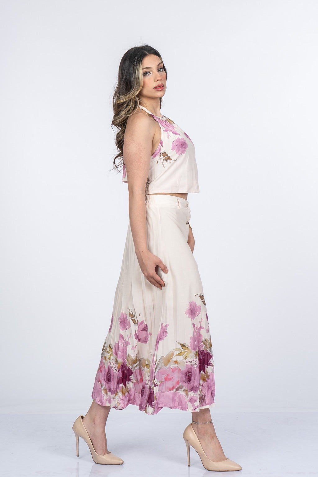 MARIANNA BLUZ ETEK İKİLİ TAKIM - PEMBE