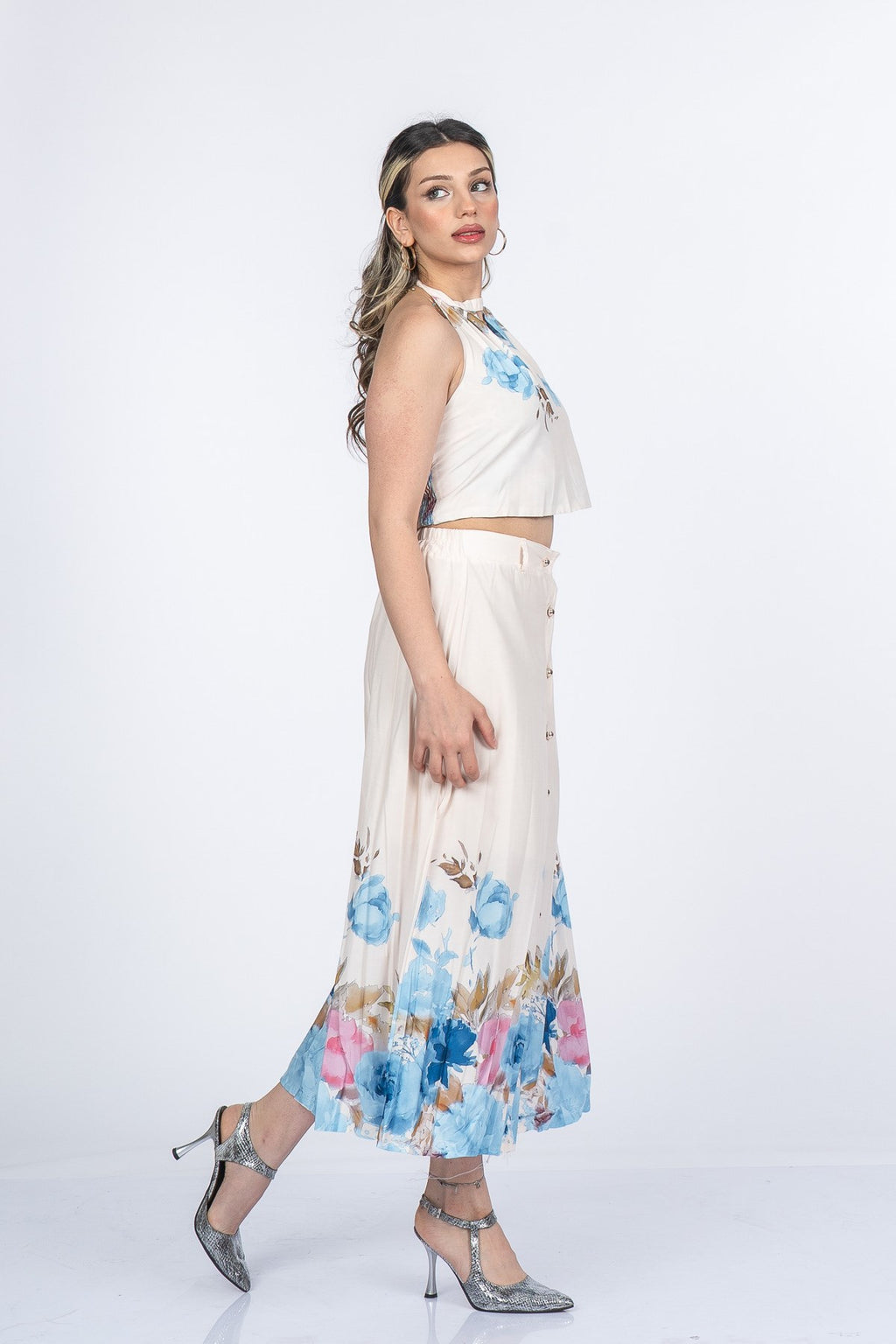 MARIANNA BLUZ ETEK İKİLİ TAKIM - MAVİ