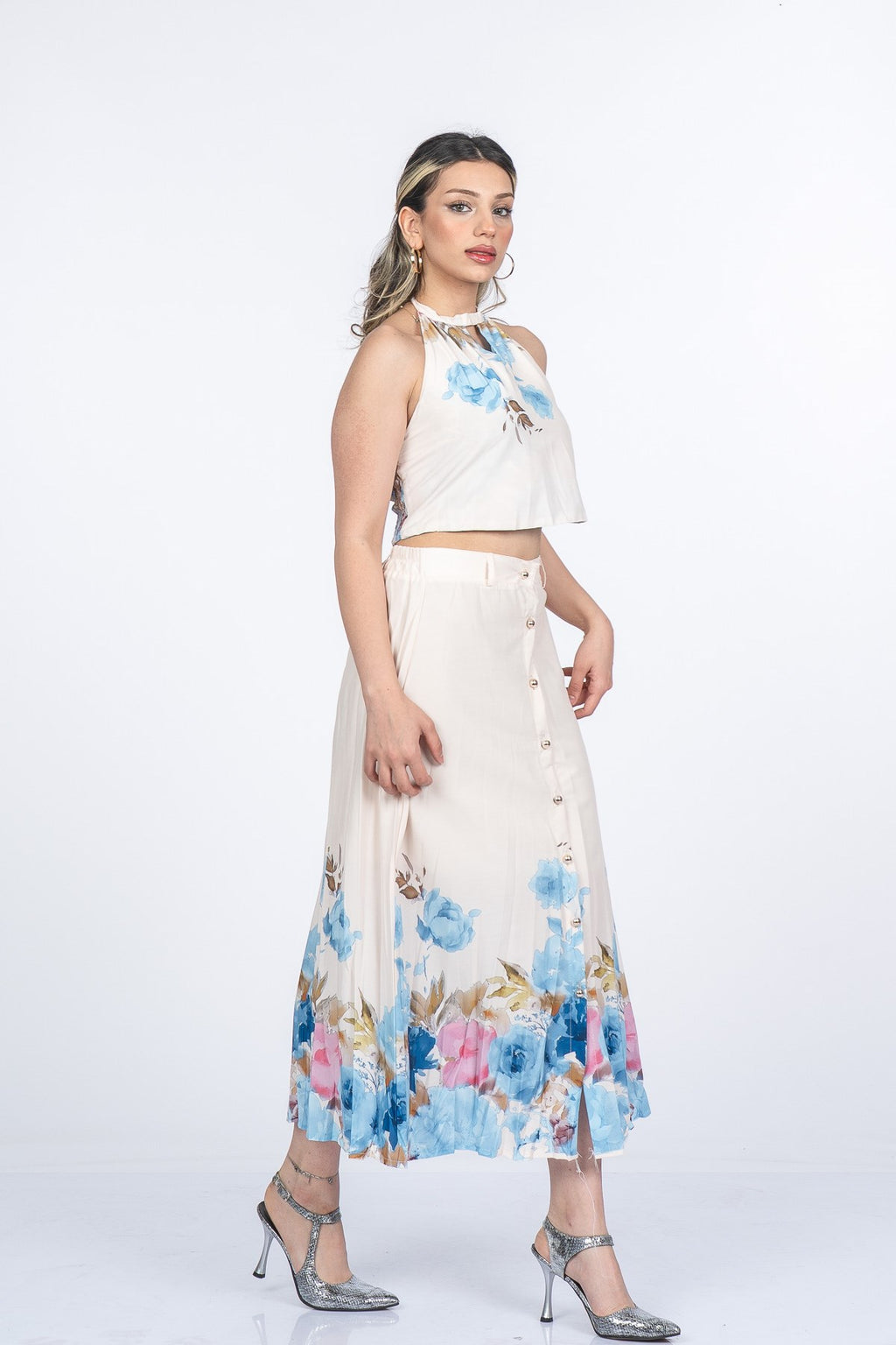 MARIANNA BLUZ ETEK İKİLİ TAKIM - MAVİ