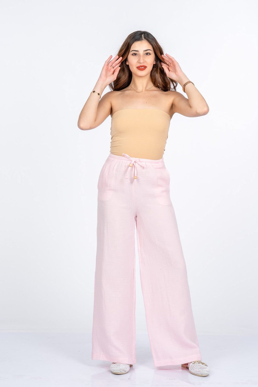 MARIBEL PANTOLON - PEMBE