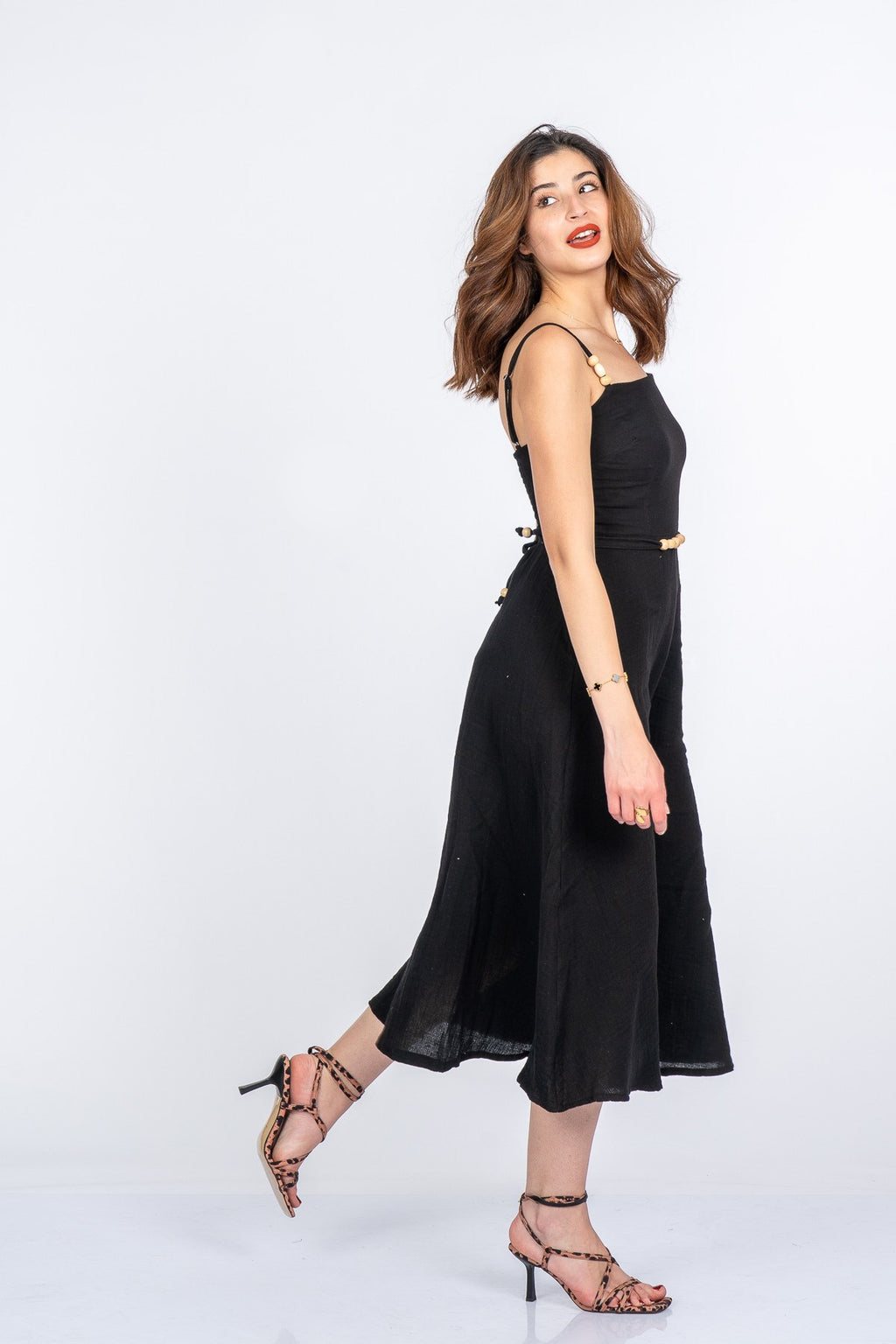 MARILYN UZUN ELBİSE - SIYAH