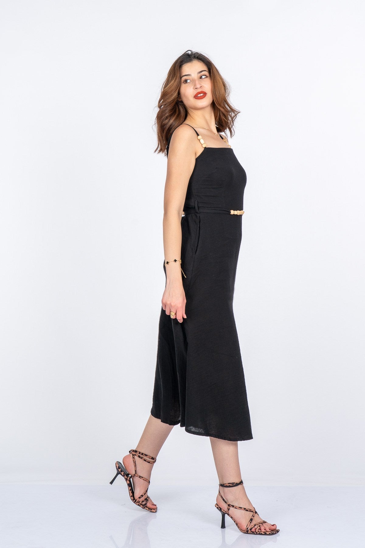 MARILYN UZUN ELBİSE - SIYAH