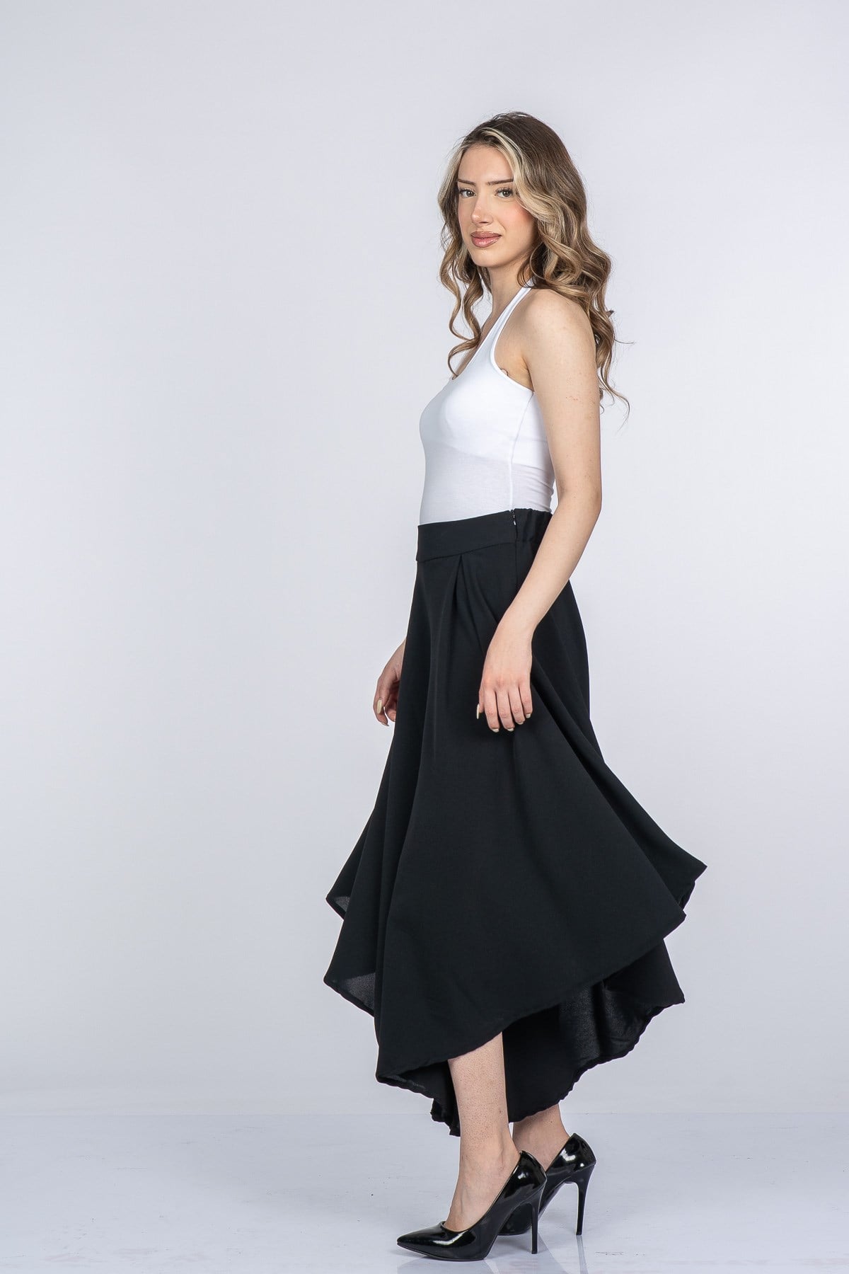 MAYRA KISA PANTOLON - SIYAH