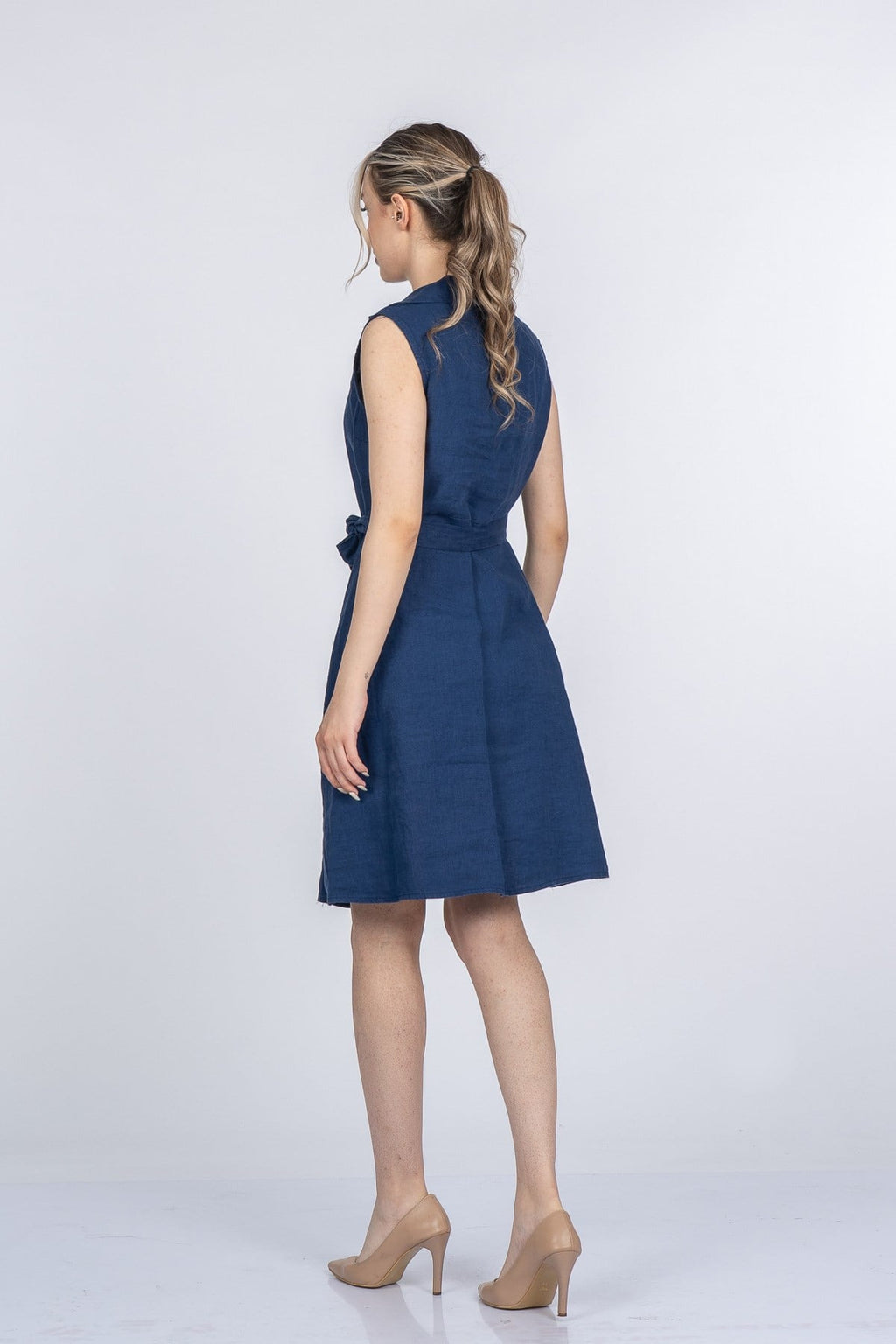 MEGHAN KETEN ELBİSE - LACI