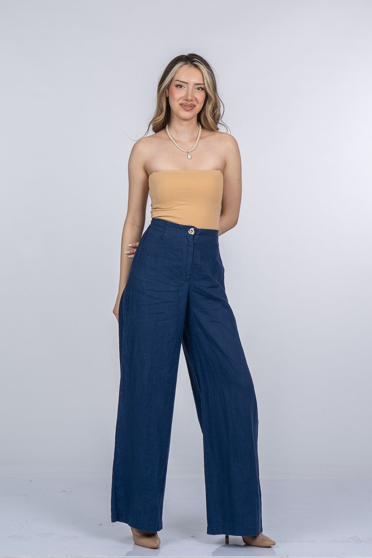 MERCEDES KETEN PANTOLON - LACI