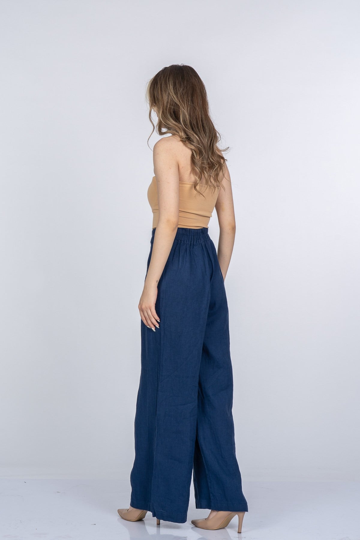 MERCEDES KETEN PANTOLON - LACI