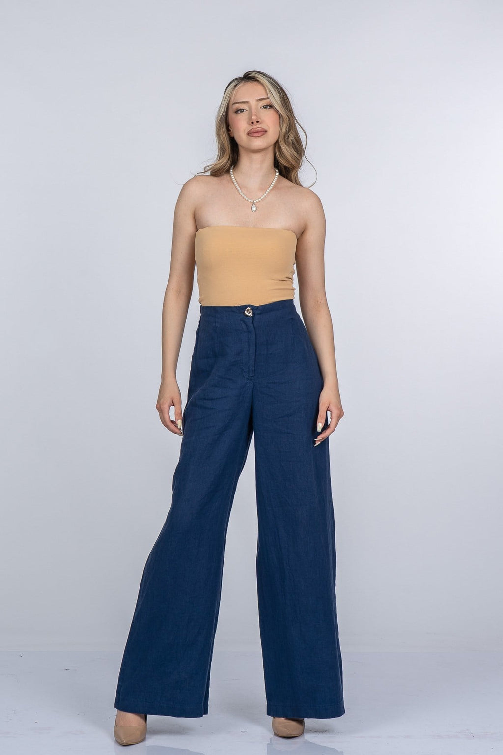 MERCEDES KETEN PANTOLON - LACI