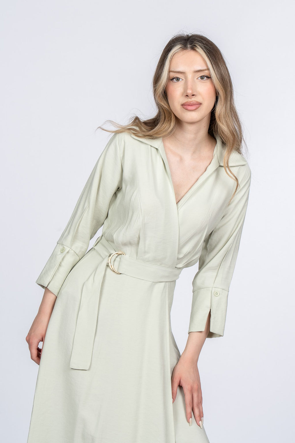 MIKAYLA UZUN ELBİSE - MINT