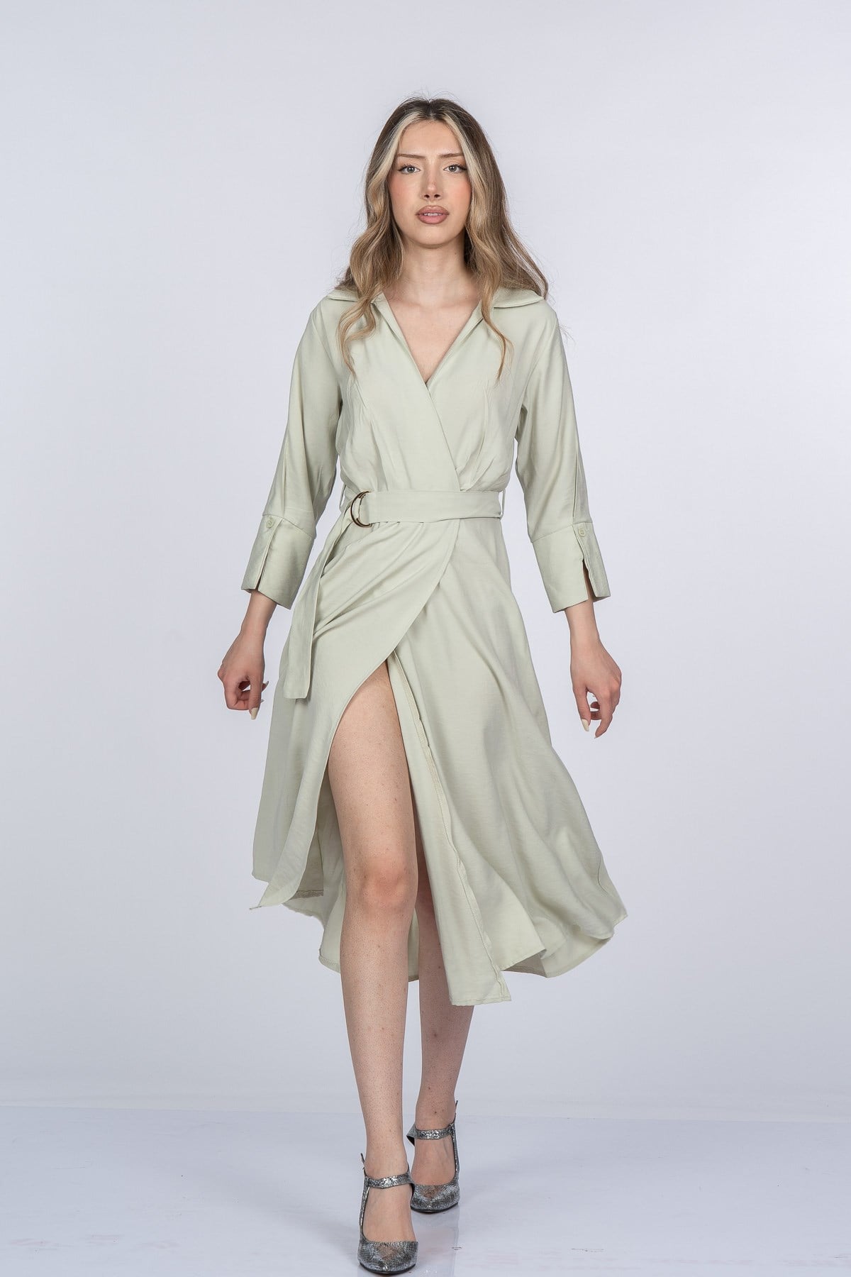 MIKAYLA UZUN ELBİSE - MINT