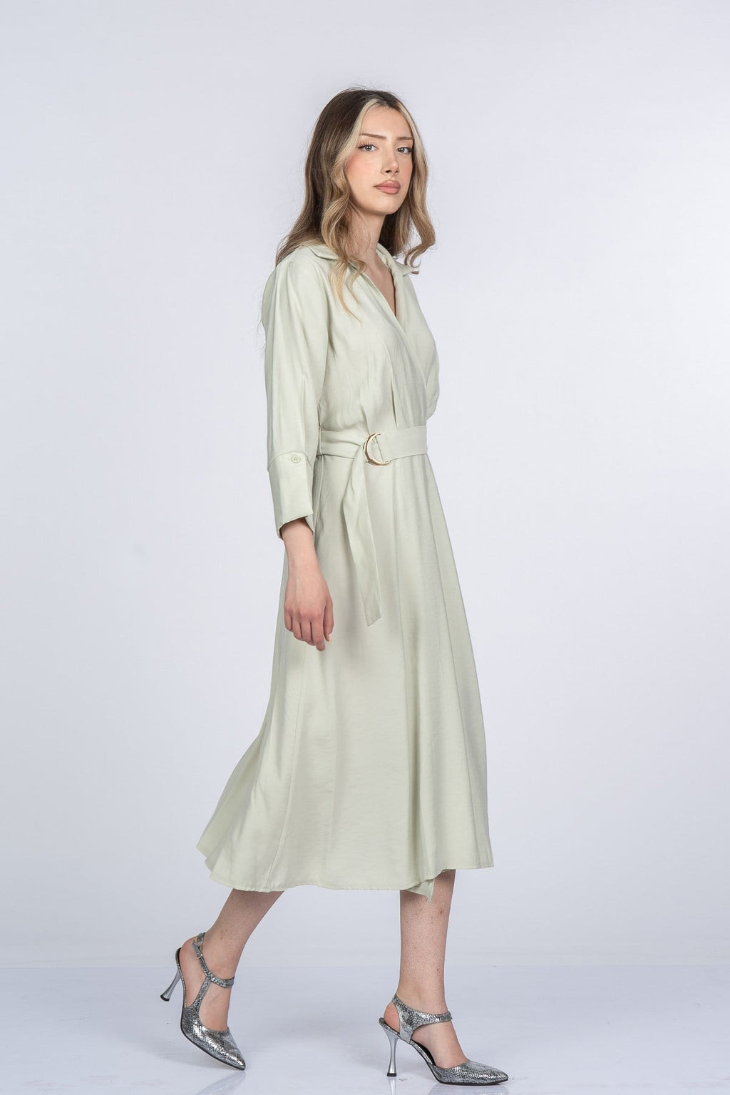 MIKAYLA UZUN ELBİSE - MINT