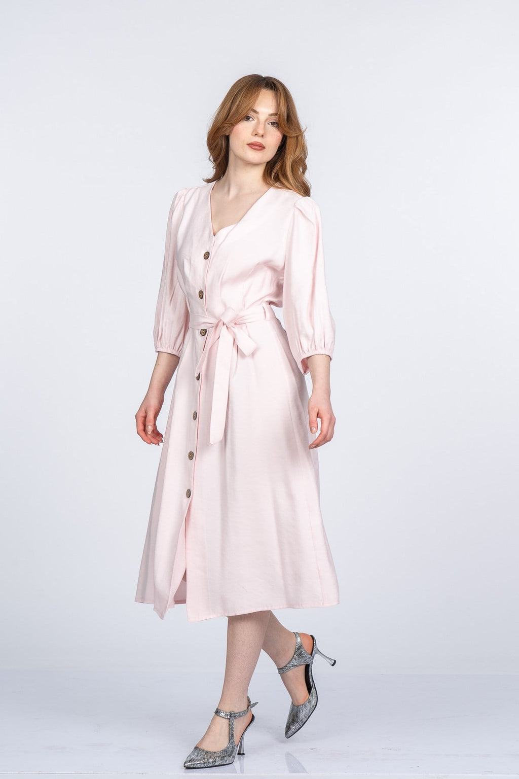 MONTANA UZUN ELBİSE - PEMBE