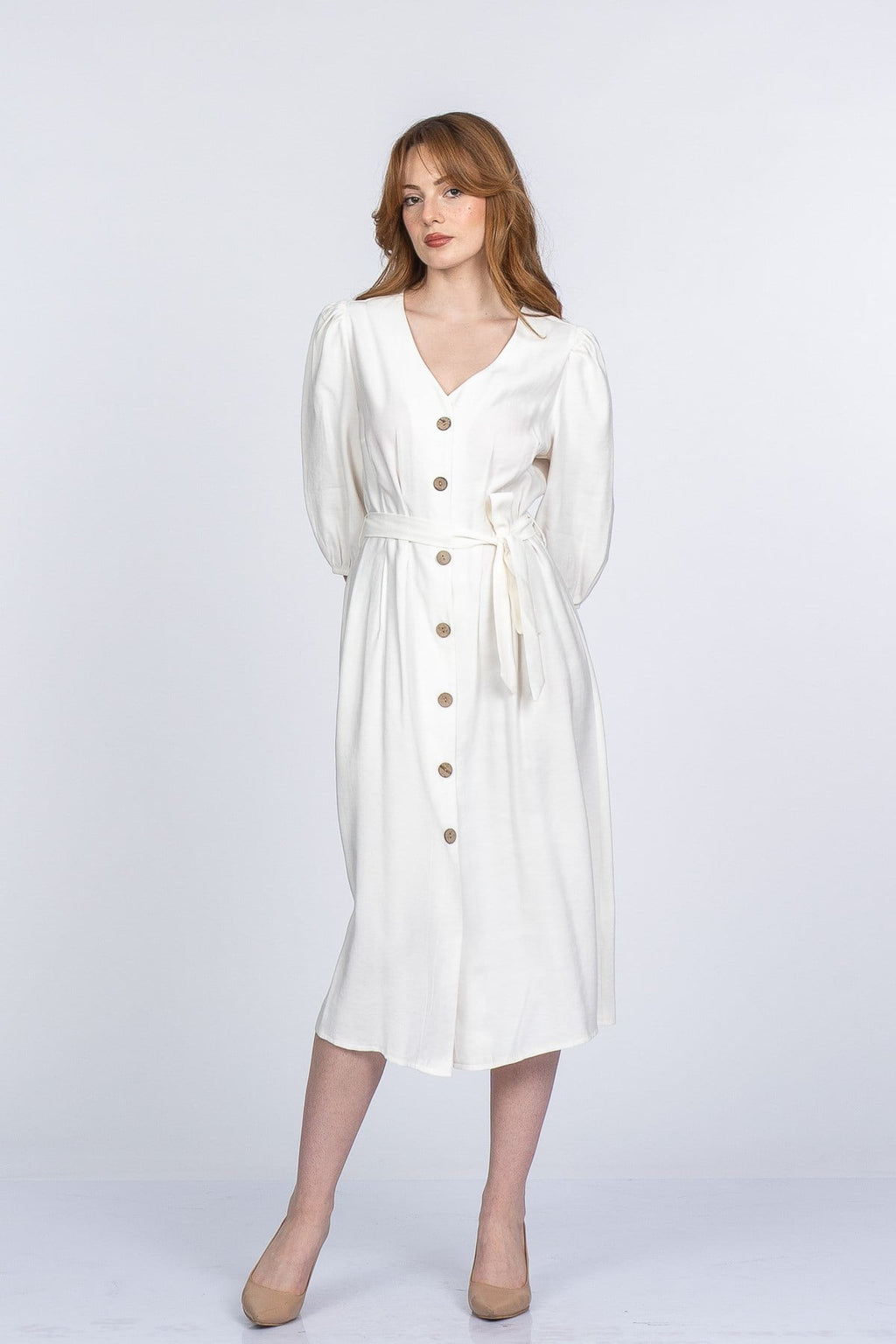 MONTANA UZUN ELBİSE - EKRU