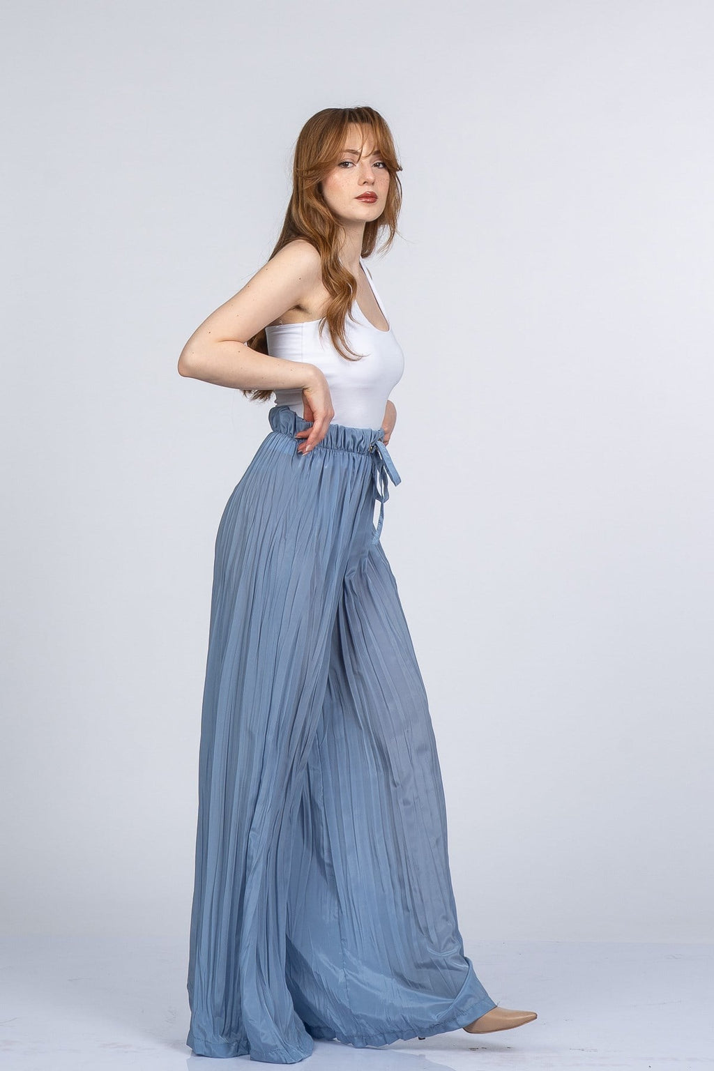 NATALY BOL PANTOLON - MAVİ