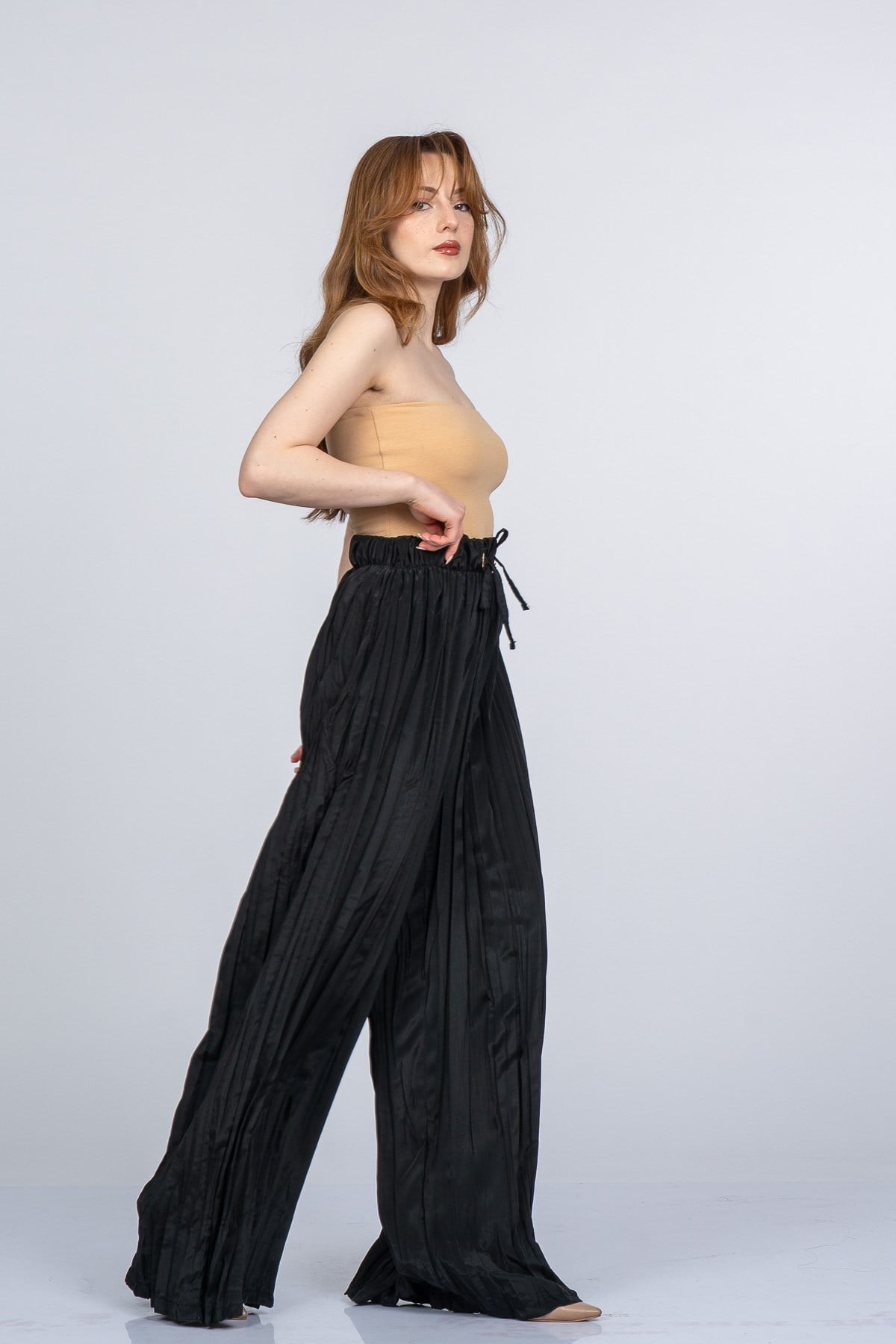 NATALY BOL PANTOLON - SIYAH