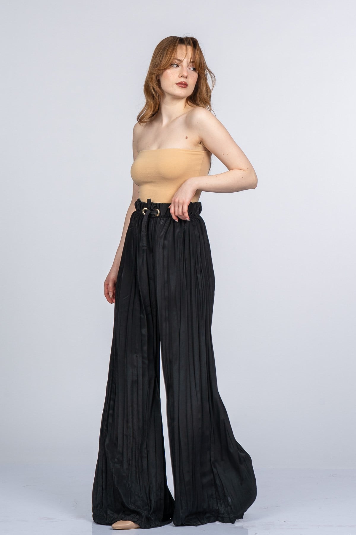 NATALY BOL PANTOLON - SIYAH