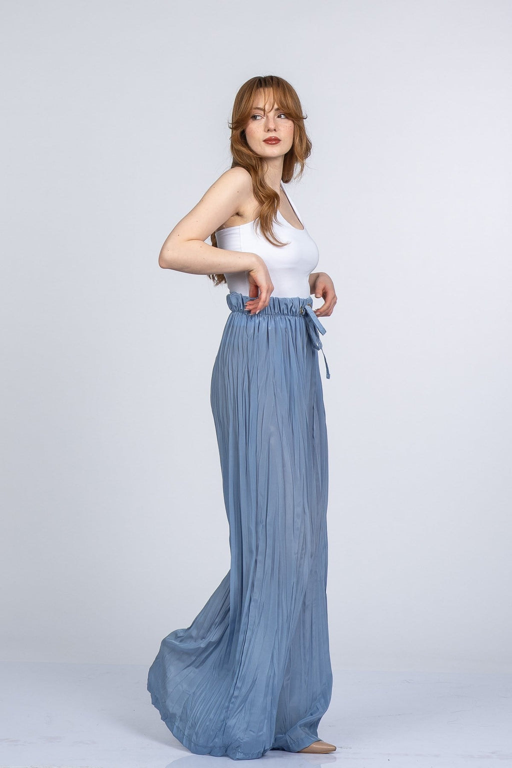 NATALY BOL PANTOLON - MAVİ