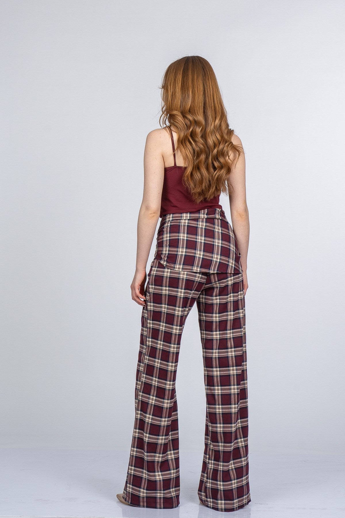 NIA EKOSE PANTOLON - EKOSE - KARELİ