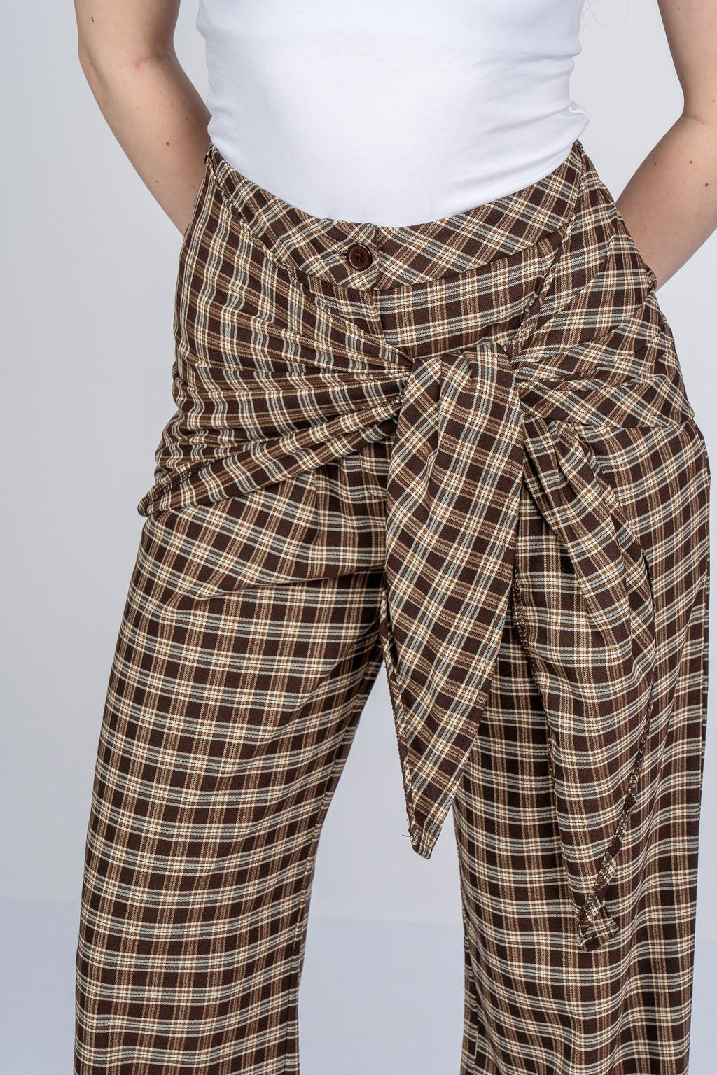 NIA EKOSE PANTOLON - EKOSE - KARELİ