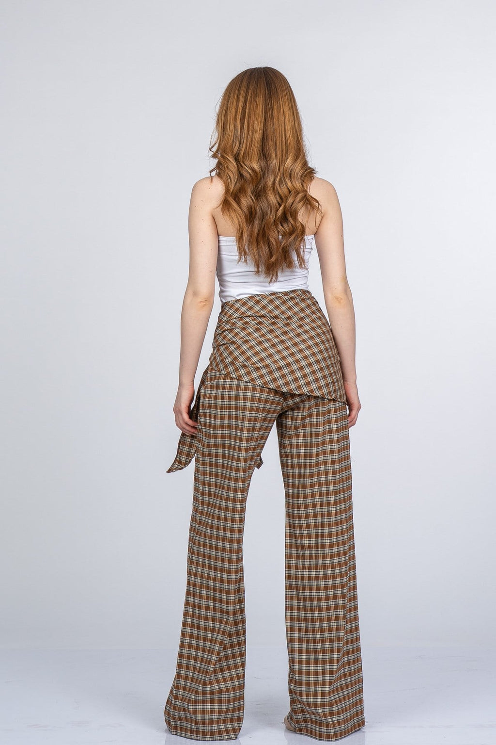 NIA EKOSE PANTOLON - EKOSE - KARELİ