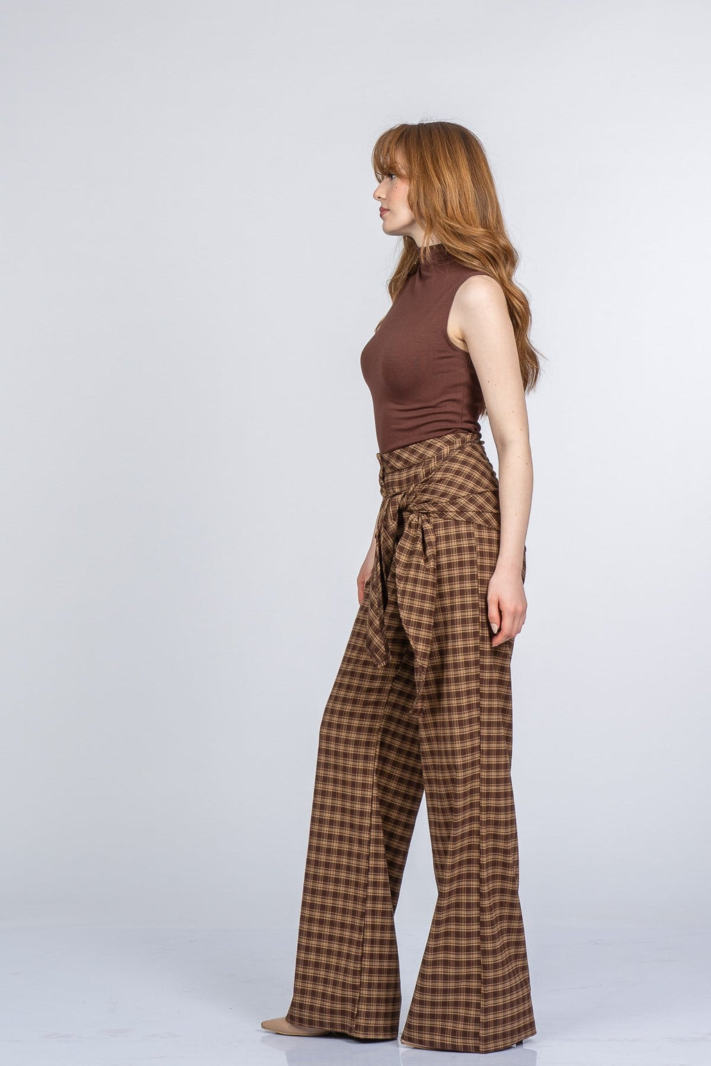 NIA EKOSE PANTOLON - EKOSE - KARELİ