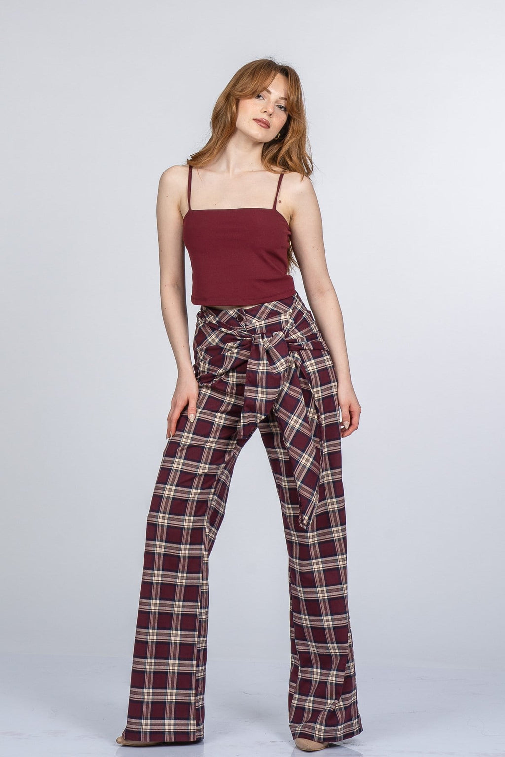 NIA EKOSE PANTOLON - EKOSE - KARELİ