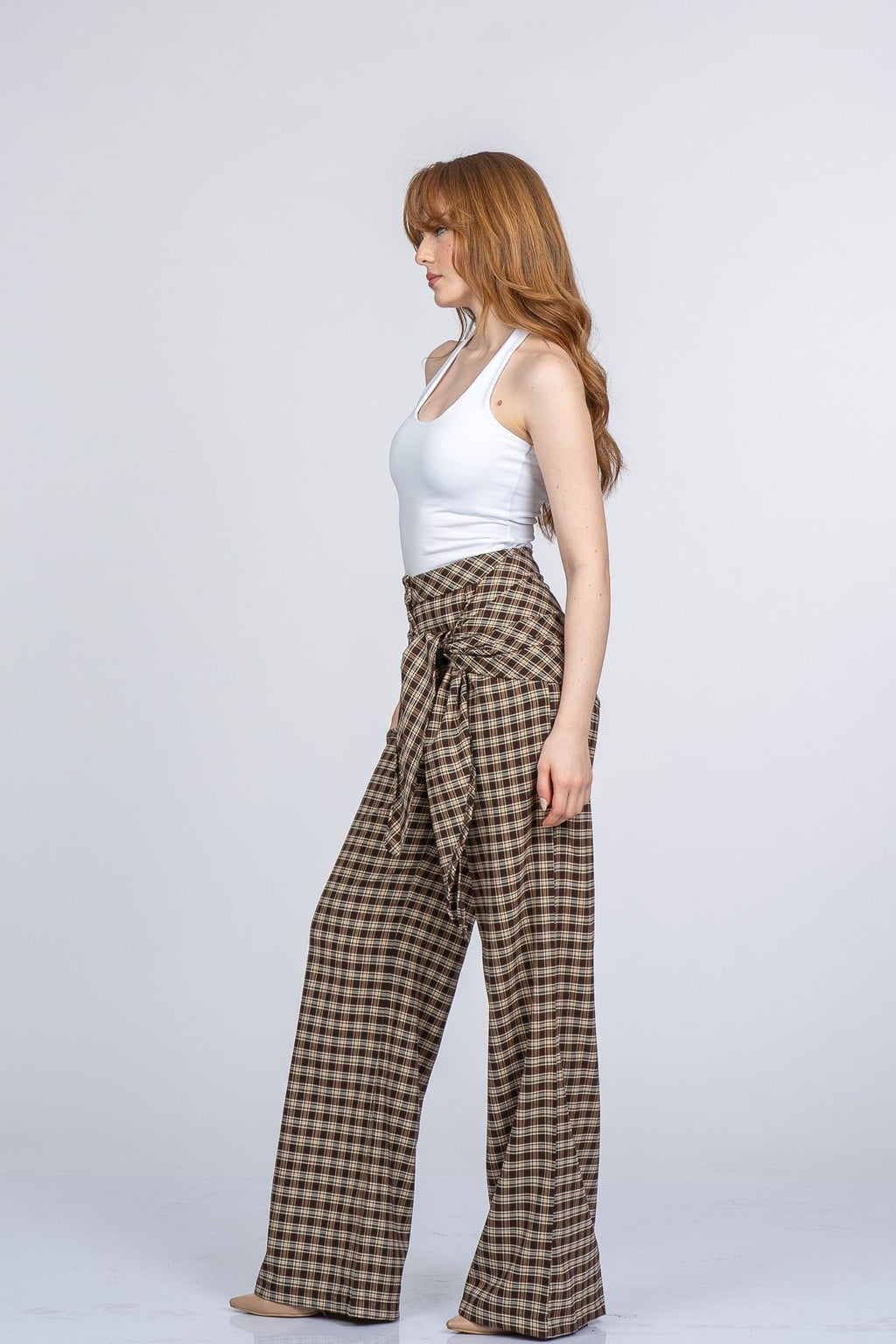NIA EKOSE PANTOLON - EKOSE - KARELİ