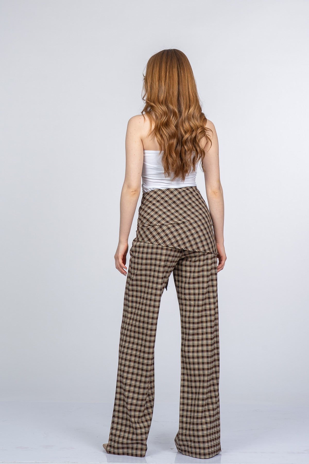 NIA EKOSE PANTOLON - EKOSE - KARELİ