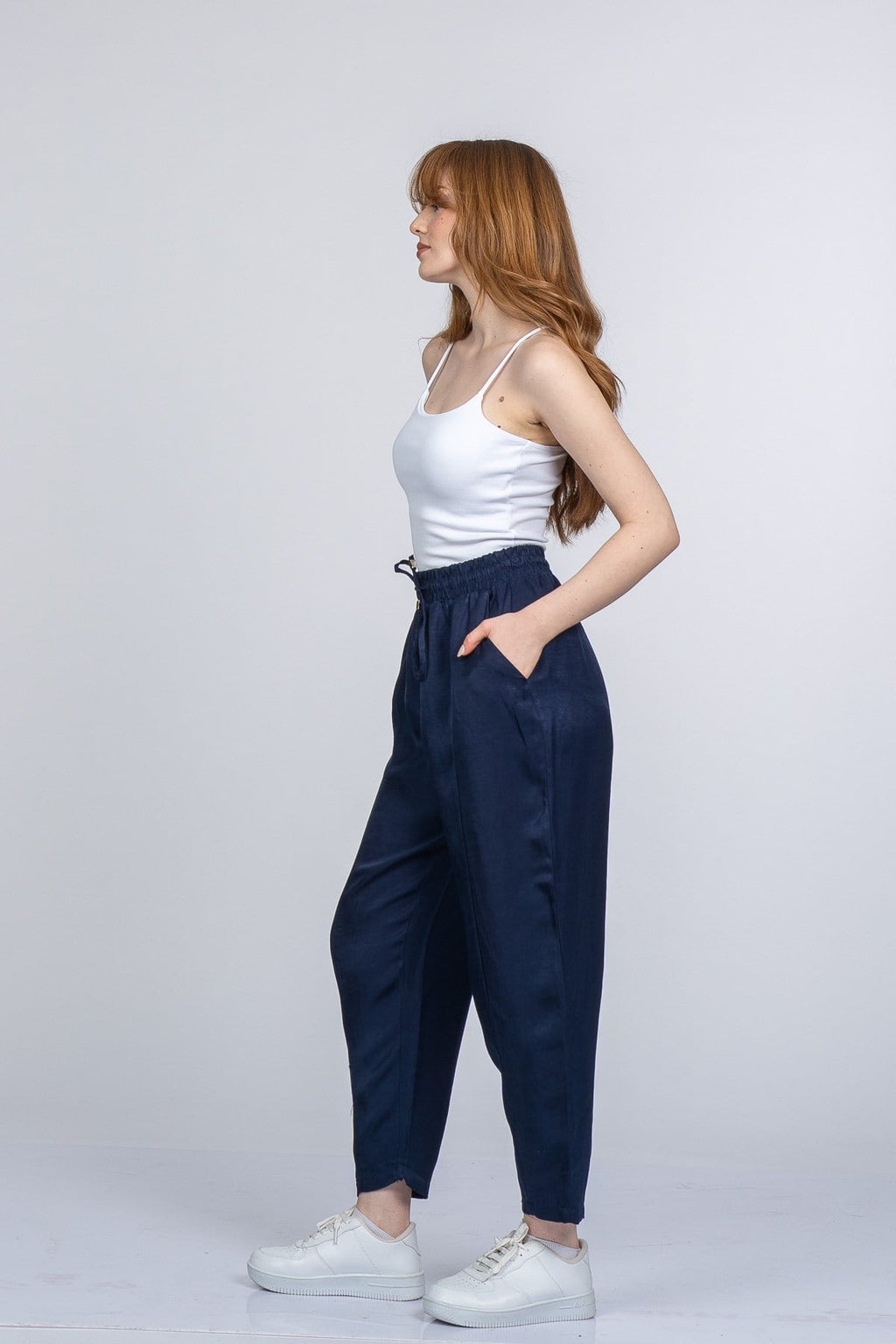 NICOLETTE BEL LASTİKLİ PANTOLON - LACI