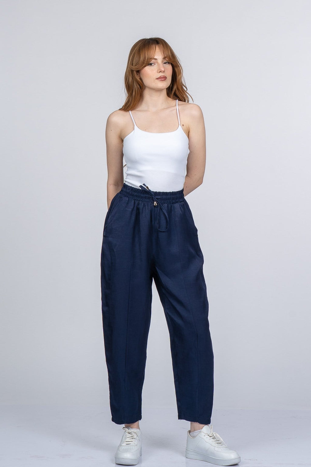 NICOLETTE BEL LASTİKLİ PANTOLON - LACI